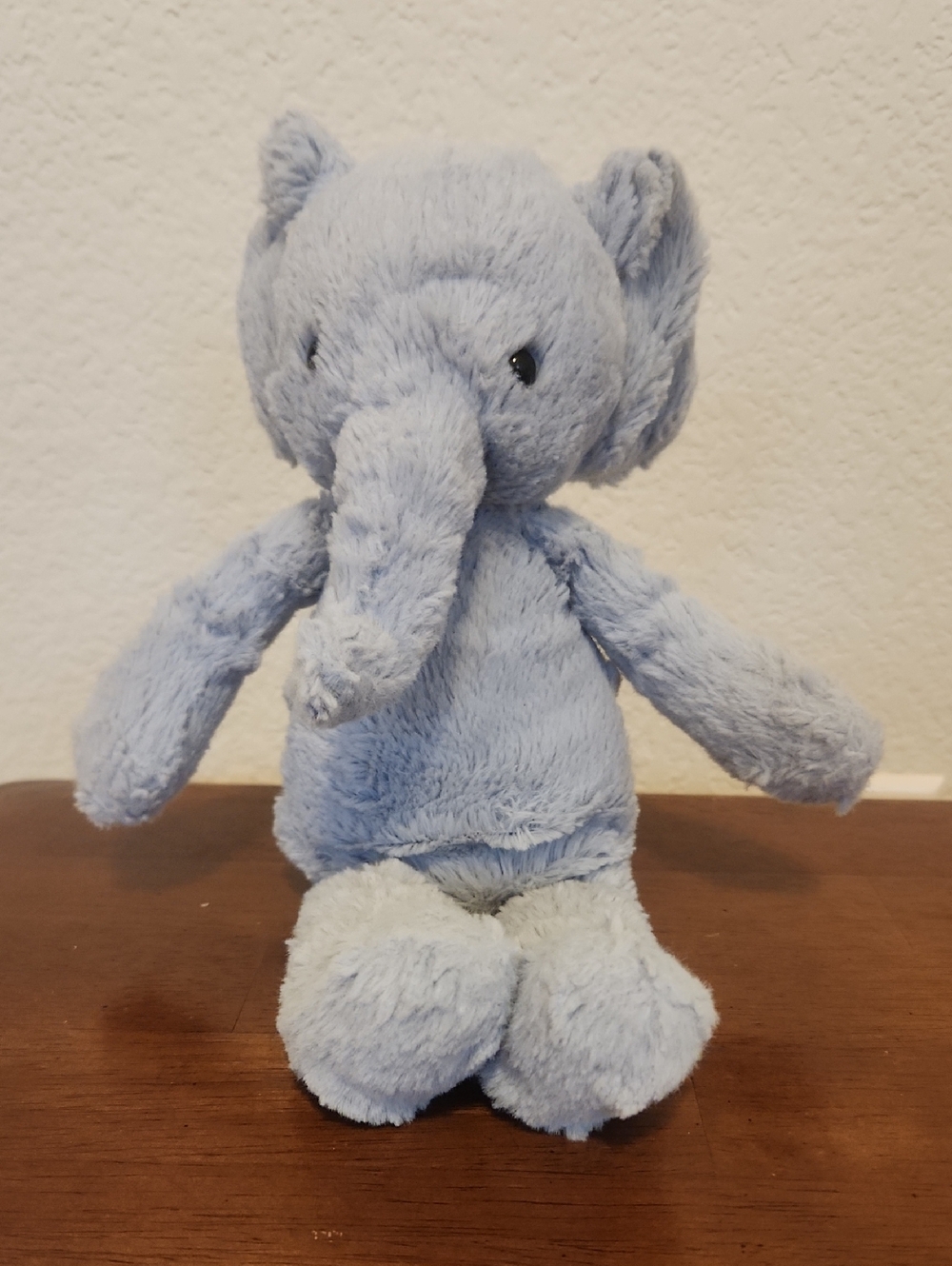 Jellycat Elephant Bobbie Elly 12 Inch Light Blue Retired